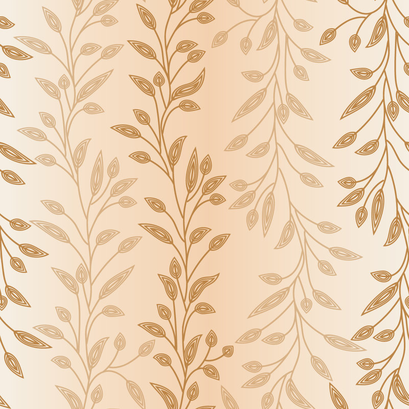 Little Leaves Wallpaper Pre-Pasted Vinyl Floral