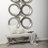 Hewett Solid Wood Round Mirror