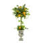 Topiaire citron Garnes dans un vase à piédestal décoratif