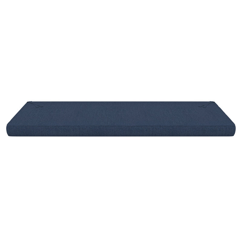 Coussin de banc d'extérieur Sunbrella®, 48 po x 18 po, Sunbrella® Echo Midnight