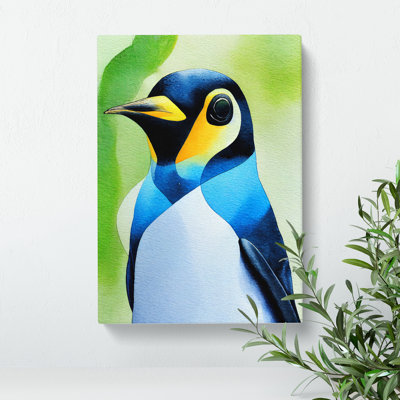 Penguin In Watercolour No.3 - Wall Art