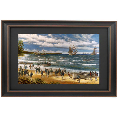 Battle of Nassau by V. Zveg | Framed Print