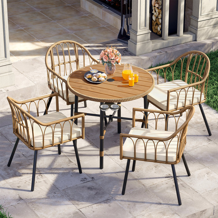 small 4 chair patio set