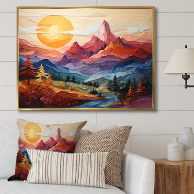 " Colourful Mountains Sharp Peaks II "