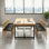 Solid Wood Pine Rectangular Conference Tables