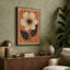 Striped Bloom Botanical - Wrapped Canvas-29870417-29870426