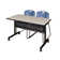 Nevjana Flip-Top Privacy Nesting Table, 2 Zeng Stack Chairs