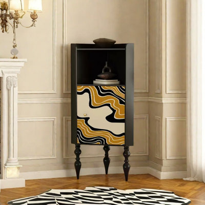 Armoire d'appoint de style rétro moderne