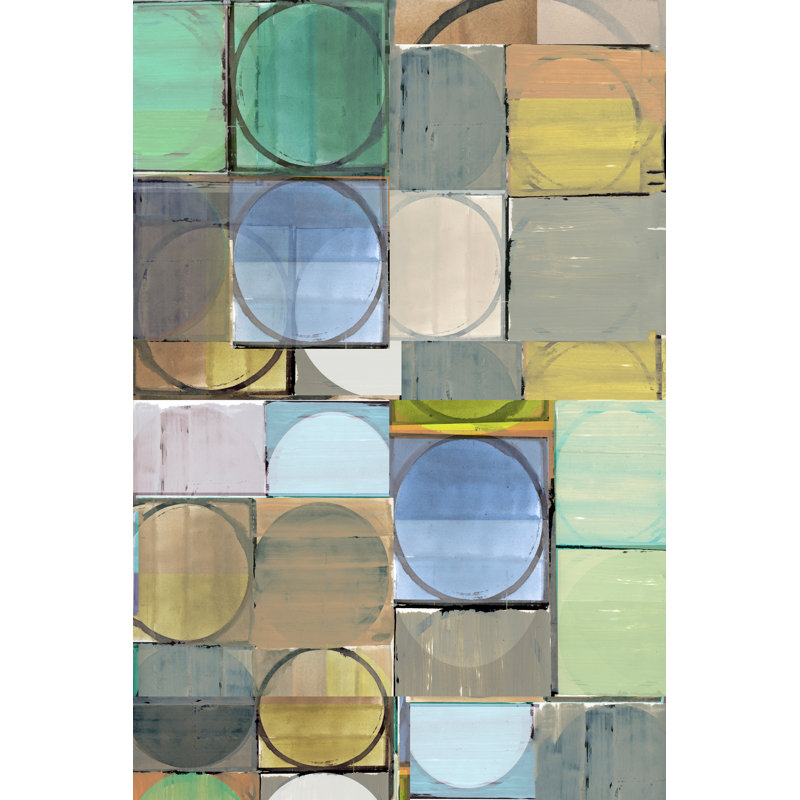 Carreaux pastel I, H 18 po x l 12 po