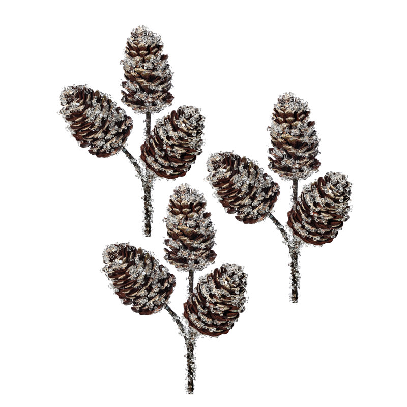 Ensemble de 3 branches de pin artificielles