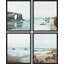 «Rocky Storm Cloud Sky Beach Ocean», reproduction encadrée de 4 pièces-90605024-90605026