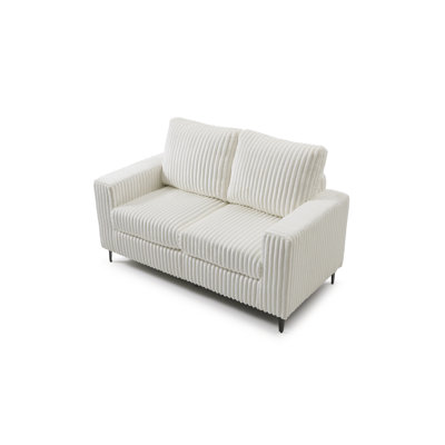 Houston D666A42181824AAEBB05A7C93ACF7A3C Loveseat White