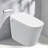 JACUZZI Smart Bidet Toilet, Auto Open/Close Lid, Soft Closing, Foot Sensor Flush, Instant Heating Seat, Warm Wash/Air Dryer, Front/Rear Wash