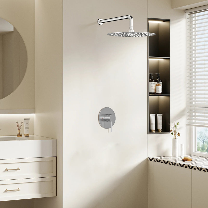 High-Pressure Rainfall Shower System, Tub Faucet Set