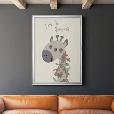 Afsah Born To Stand Out, impression sur papier encadrée
