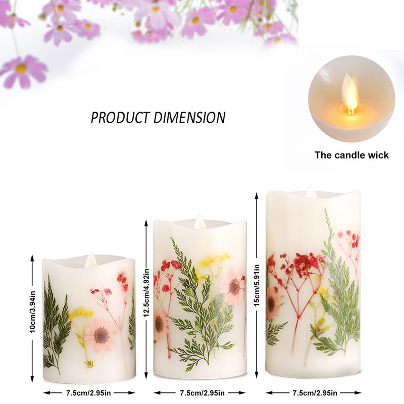 Unscented Flameless Candle