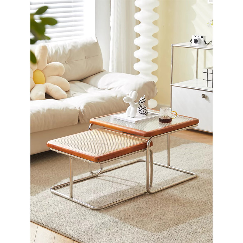 Table basse Postfield, Brun