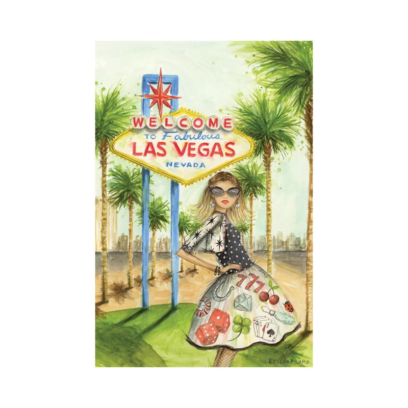 Day in the Desert Lucinda's Feelin Lucky 1 Piece Wrapped Canvas Wall Art, 30.48cm H x 20.32cm W x 1.91cm D