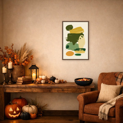 «Modern Ghost Halloween» par Frida Floral Studio, reproduction d'art sur toile encadrée