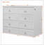 Lit escamotable double avec grands tiroirs, blanc-571545650