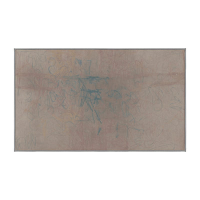 Tapis gris soyeux et moelleux