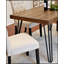 Ensemble repas 5 pièces avec pieds en épingle à cheveux, pour des espaces modernes et compacts, alliant style et fonctionnalité-1557834856-1557834860