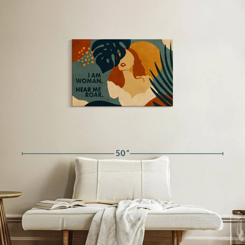 I Am Woman, 20" H x 30" W