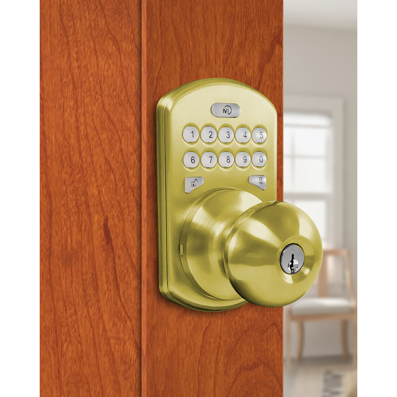 Bouton de porte électronique, Laiton poli