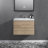 30" Floating Bathroom Vanity Modern Wall-Mounted Single Vanity with Integrated Resin Top, 2 Soft Close Drawers, Full Assembly-115664282-115664285