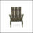 FOLDABLE ADIRONDACK CHAIR With Rich Acacia Wood And Rustic Design For Outdoor Comfort And Convenience-616073985