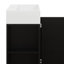 Meuble-lavabo flottant de 21,6 po avec lavabo, meuble-lavabo mural avec lavabo en céramique, rangement à gauche-1328005969