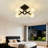 17" Modern Luxurious Crystal Ceiling Light  