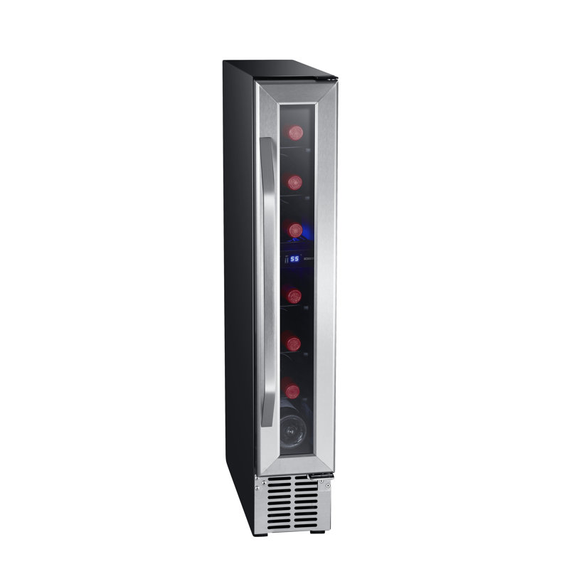 EdgeStar Single Zone 20.375'' Built-In 7 Bottle Wine Refrigerator with Reversible Door