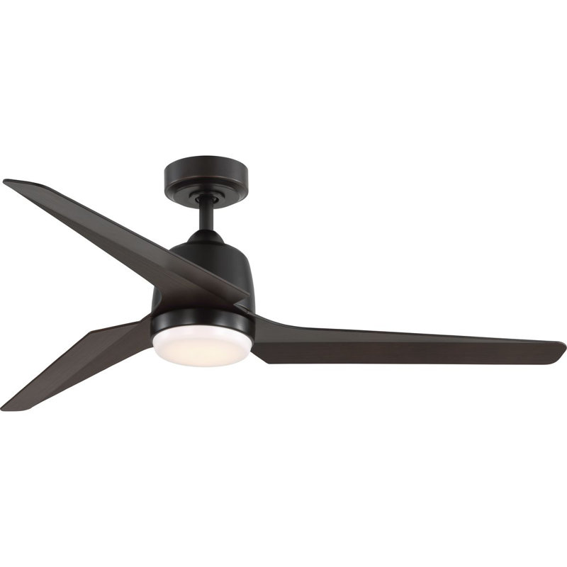 52'' Ceiling Fan with LED Lights, Antique Bronze