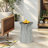 Cement Outdoor End Tables Side Table