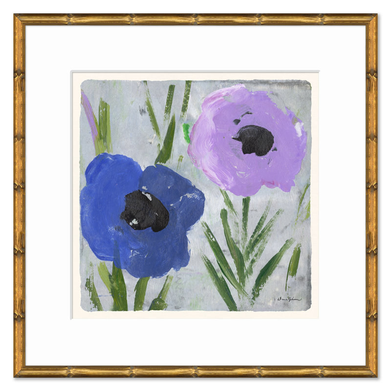 Studies In Blue, Plum, Orange, And Multi Print by Dana Gibson