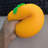 Relieve stress Extra Large Simulation Yellow Peach Slow Kneading