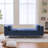 Upholstered Accent Bench With Two Pillows-727004011