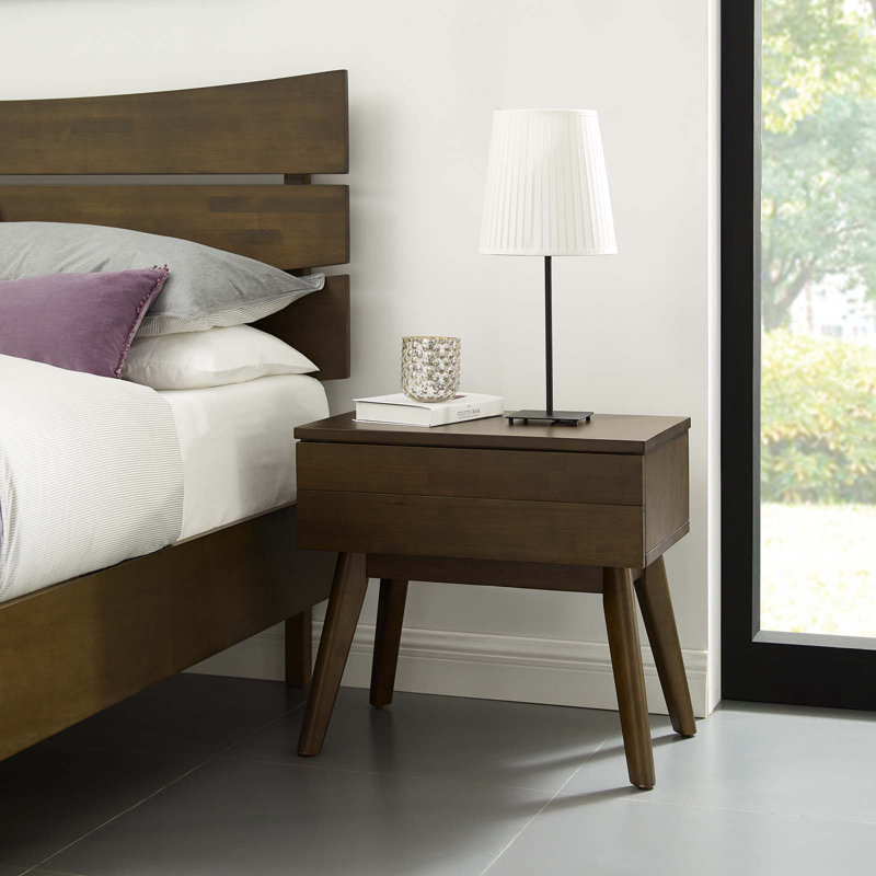 Table de chevet en bois Modway Everly