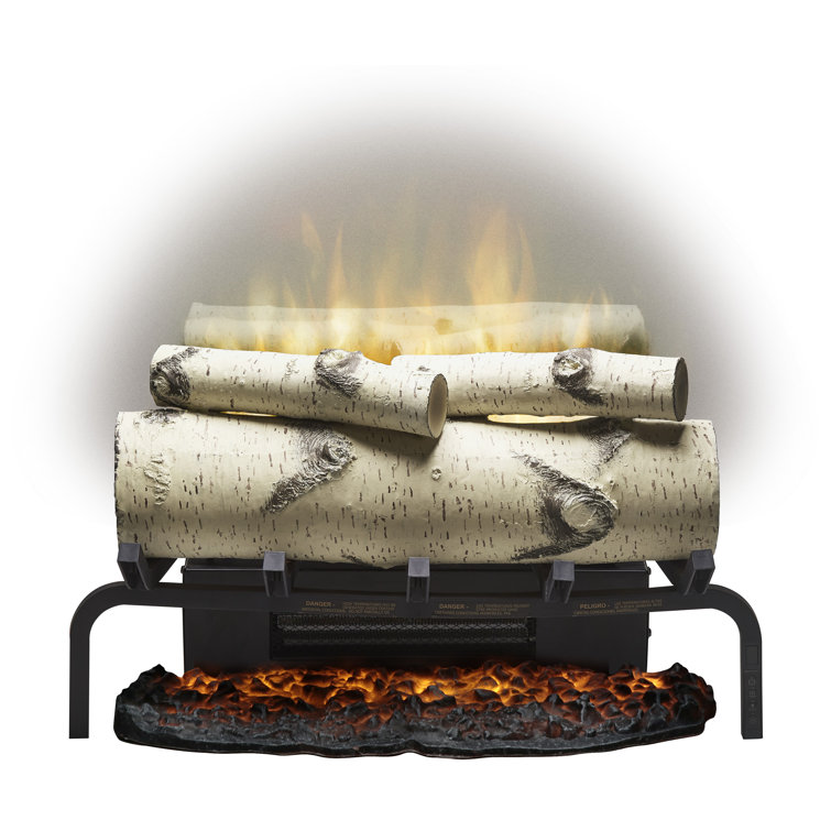 Dimplex 20-in Revillusion Birch Electric Fireplace Log Set - Realistic  Flame - 1,000 SQ FT u0026 Reviews - Wayfair Canada