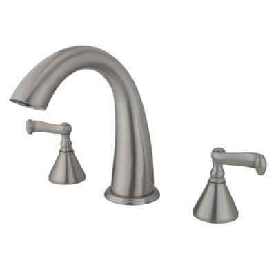 Double Handle Deck Mounted Roman Tub Faucet
