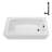 Streamline 60 in. x 30 in. Acrylic Right-Hand Drain Alcove Bathtub in Glossy White With External Drain-101699350