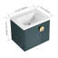 Meuble-lavabo 24 po avec lavabo, pour petite salle de bain, meuble-lavabo avec porte à fermeture en douceur-996008885