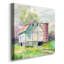 Printemps Silo - reproduction sur toile tendue-244005887