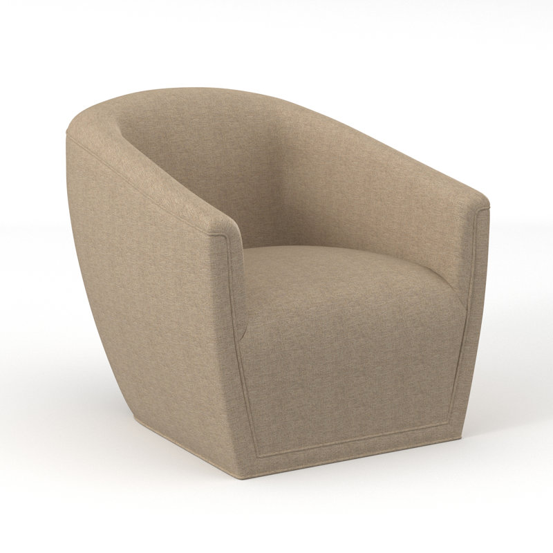 Chaise pivotante Jasper, 100% polyester Elise lin