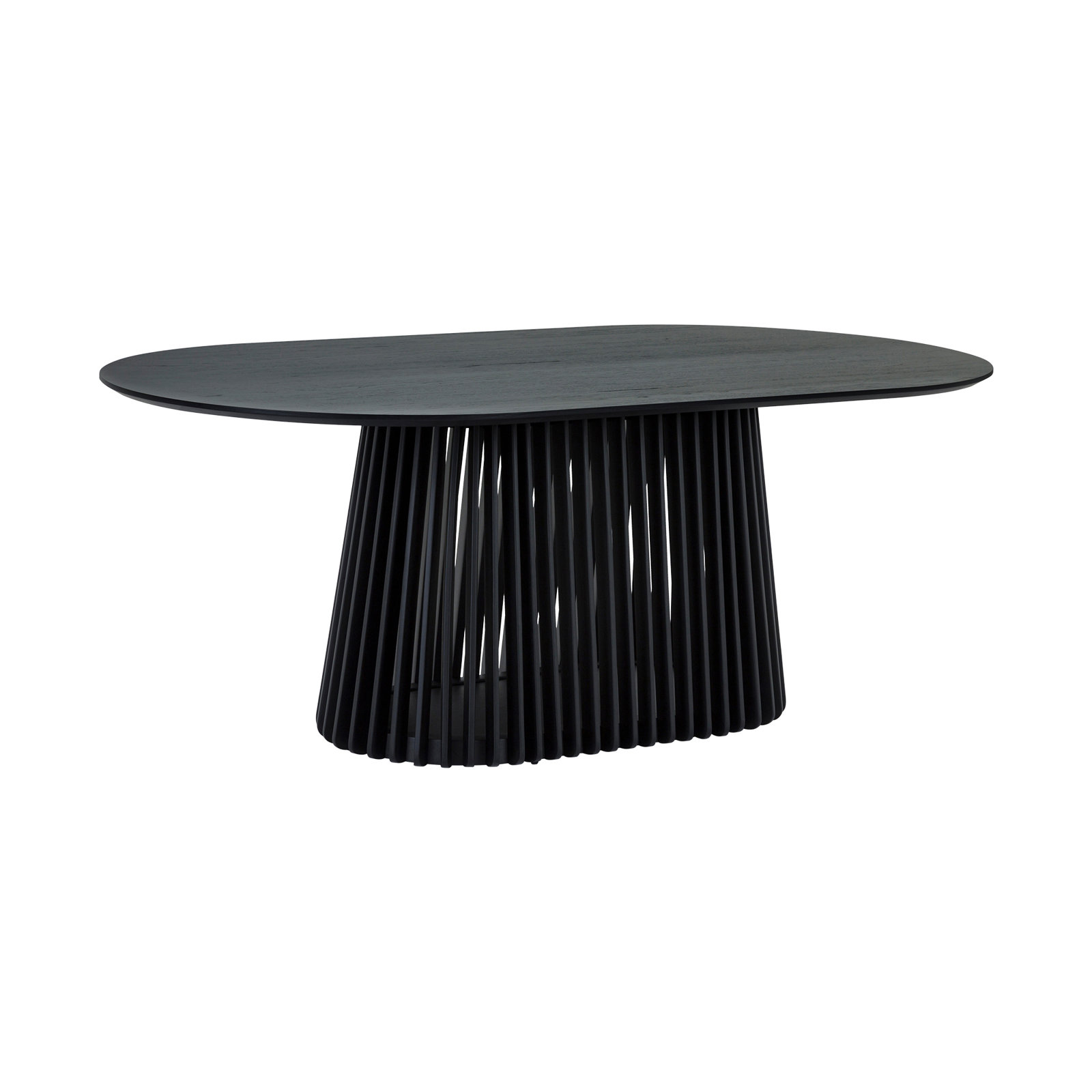 6 - Piece Extendable Dining Set, Black, Walnut