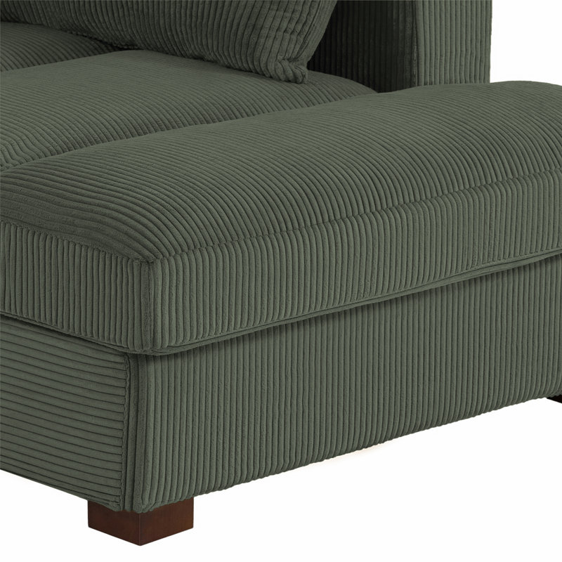Bentura 83.86'' Modular Sleeper Sofa - Green