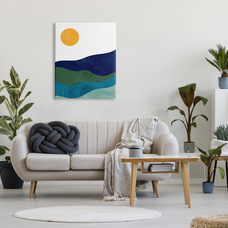 «Hills Sun Shining» par Kim Allen - impression sur toile tendue, H 40 po x l 30 po x P 1,5 po
