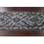 Tapis de couloir en Tapis décoratif laine gris de style noué à la main des années 1970 de conception unique 2 pi 6 po x 12 pi 7 po Brodin