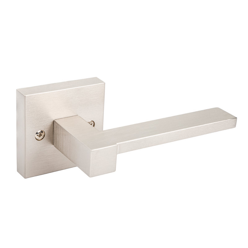 Levier de porte de passage avec rosette carrée Cassius, Gauche